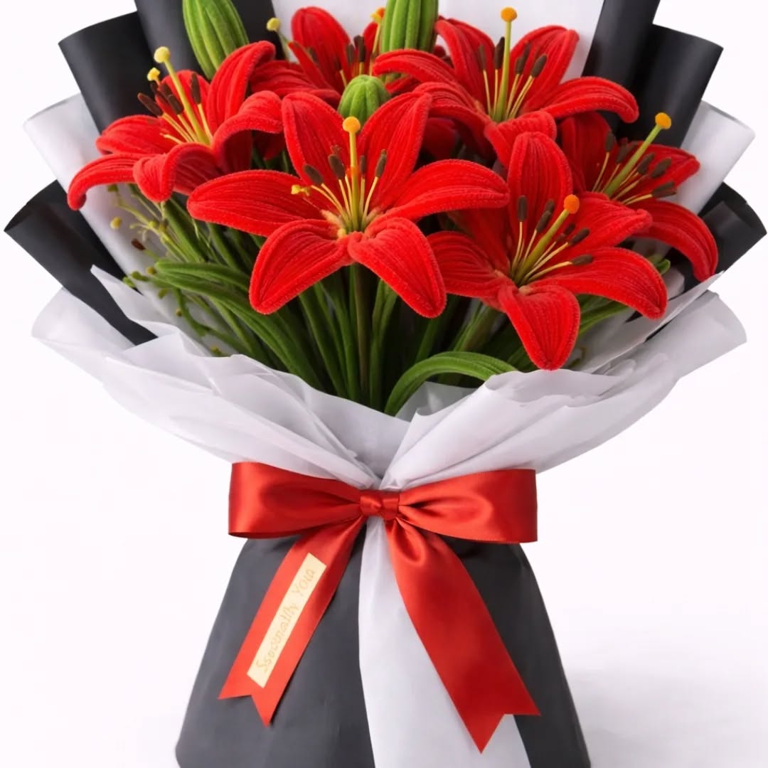 Red Lily Bouquet